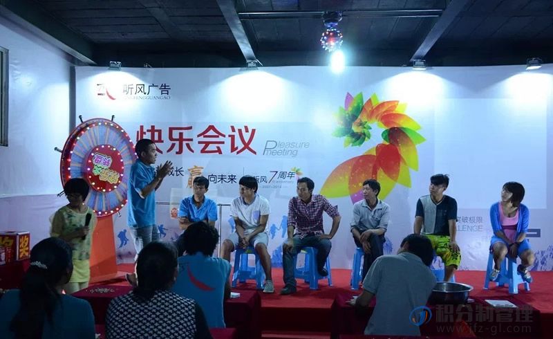 昆明市听风广告第一期积分制快乐会议(图1)