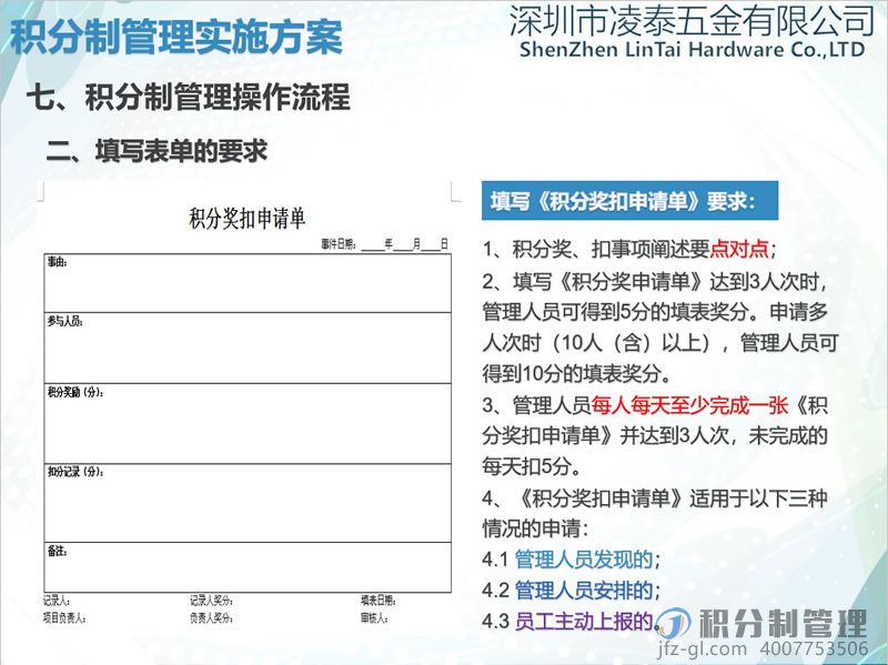 深圳凌泰五金积分制管理实施方案宣讲PPT(图19)