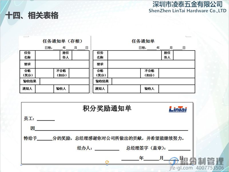 深圳凌泰五金积分制管理实施方案宣讲PPT(图50)