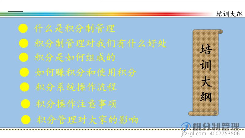 音响设备公司积分制管理启动培训教材ppt(图2)