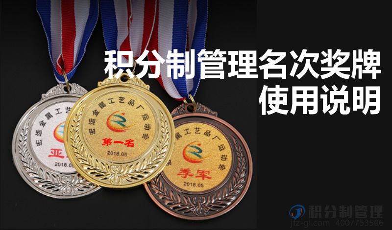 积分制管理名次奖牌使用说明